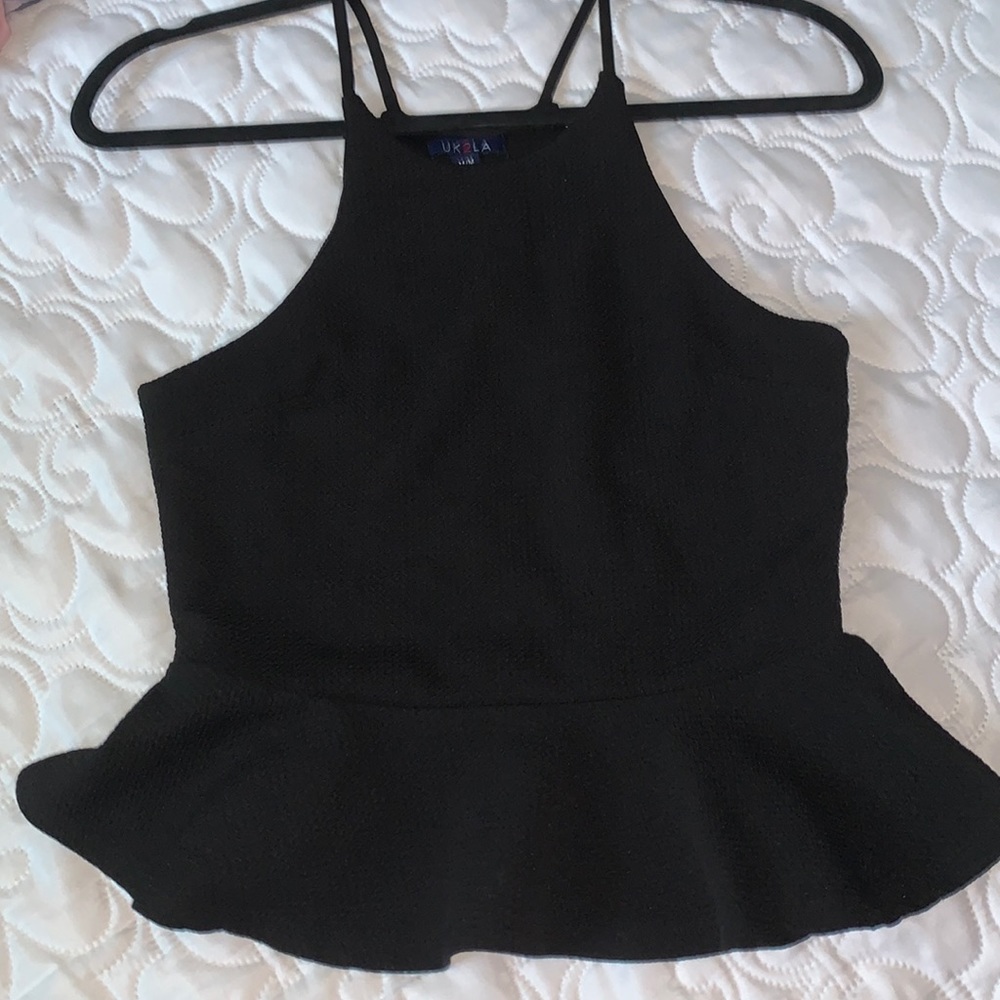 Halter back style tank